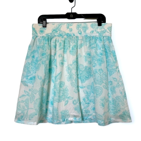 2/$30 Old Navy Floral Full Cotton Skirt with Elastic Waist SZ M - Picture 1 of 13